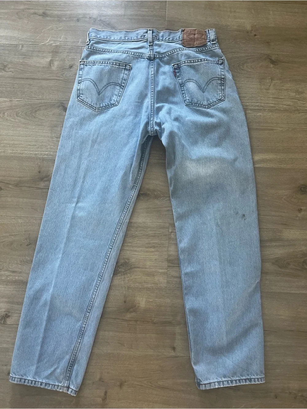 Levi's Relaxed Fit 550 Jeans in Light Blue Denim